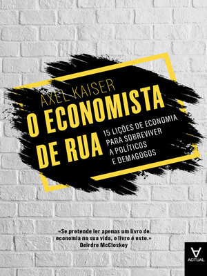 cover image of O Economista de Rua